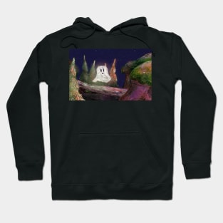 Little Cute Ghost in the Forest Hoodie